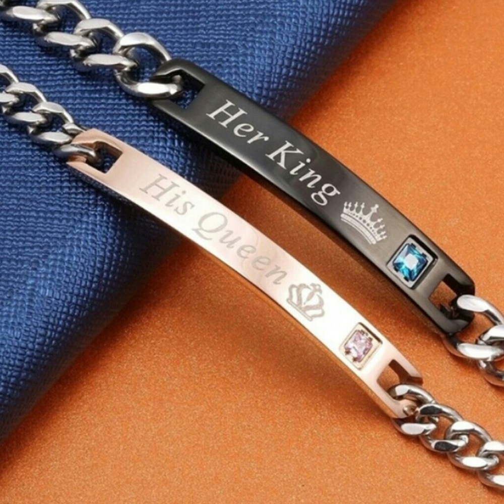 His Queen & Her King Couples Bracelet